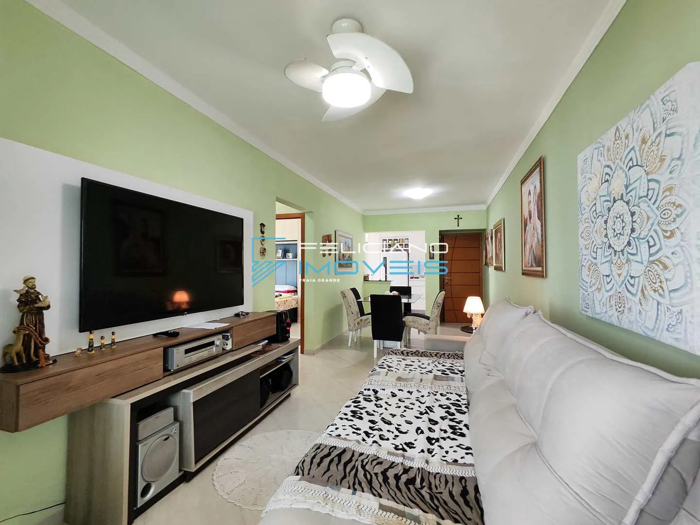 Imagem Apartamento com 2 dorms, Aviação, Praia Grande - R$ 542 mil, Cod: 4174