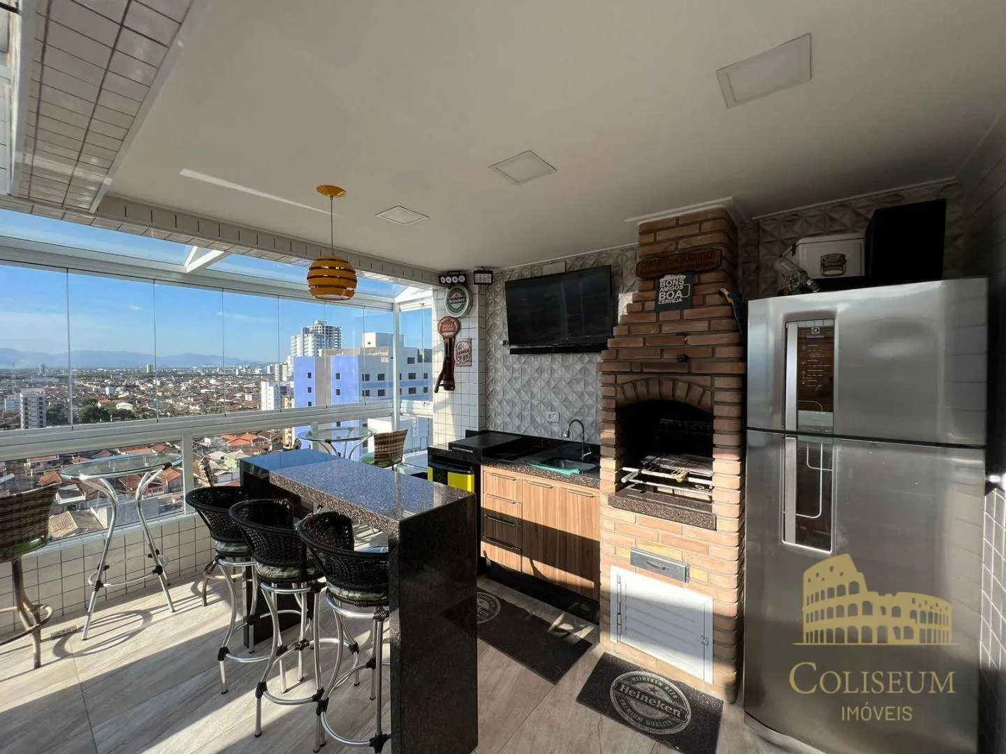 Imagem Cobertura com 3 dormitórios à venda, 143 m² por R$ 1.450.000,00 - Vilamar - Praia Grande/SP