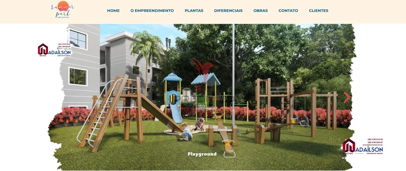 Imagem Apartamentos em Floripa SC com 2 Dormitórios - Summer Park Residence a partir R$ 409.780