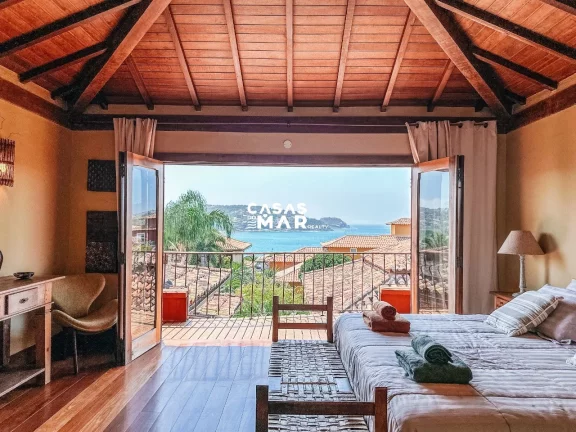 Imagem Luxuosa Casa com 5 Suítes na Ferradura, Búzios-RJ Piscina, Espaço Gourmet A poucos metros da praia 498m² de área