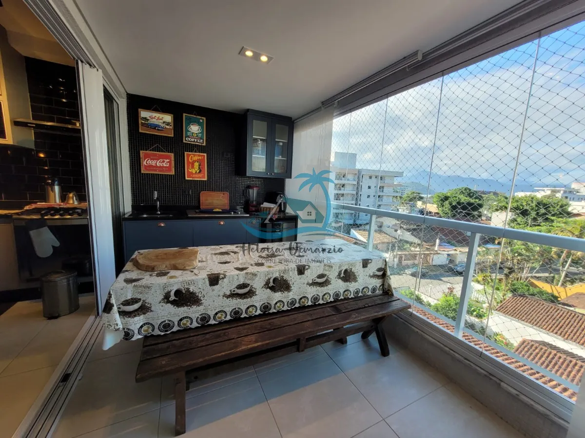 Imagem Excelente Apartamento com 3 dormitórios a venda a 250 metros da orla de Itagua em Ubatuba.