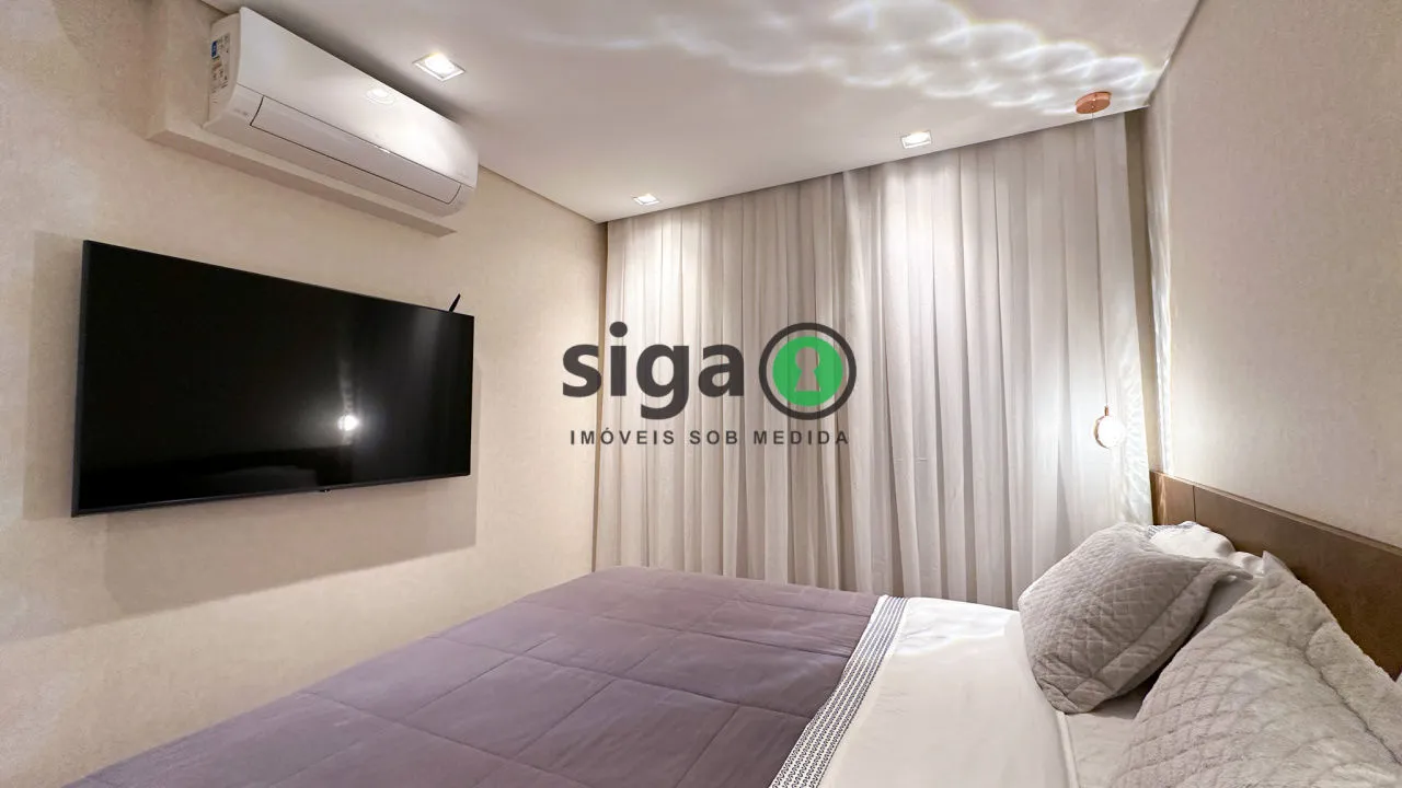 Imagem Apartamento Novo Sky Park 125 m² Tatuapé Mobiliado e Decorado
