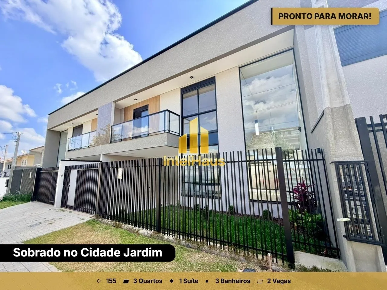 Foto do imóvel Excelente sobrado de alto padrão com 155 m² de área construída, localizado no bairro Cidade Jard... em Lourival Belmiro Berti