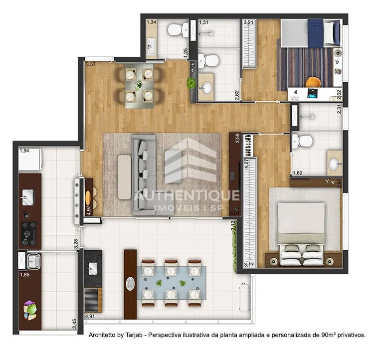 Imagem Architetto Saúde - Apartamento à venda em São Paulo/SP