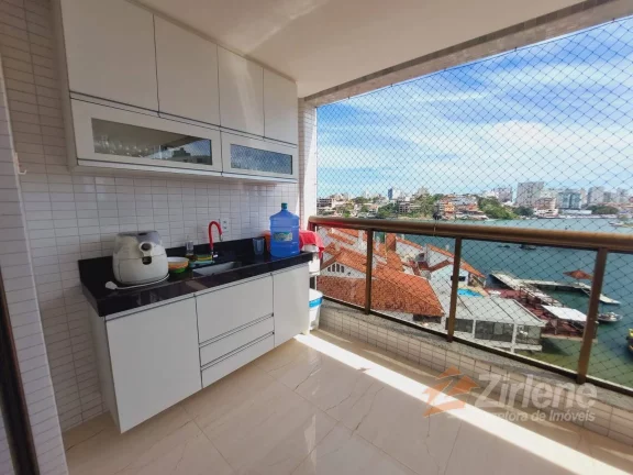 Imagem Apartamento frente mar 3 quartos, 2 vagas e lazer, na Praia do Morro!