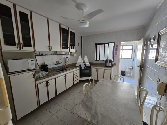 Imagem Apartamento em Aparecida, Santos/SP, 2 dormitórios + 1 reversivel 1 suíte 2 vagas vista mar