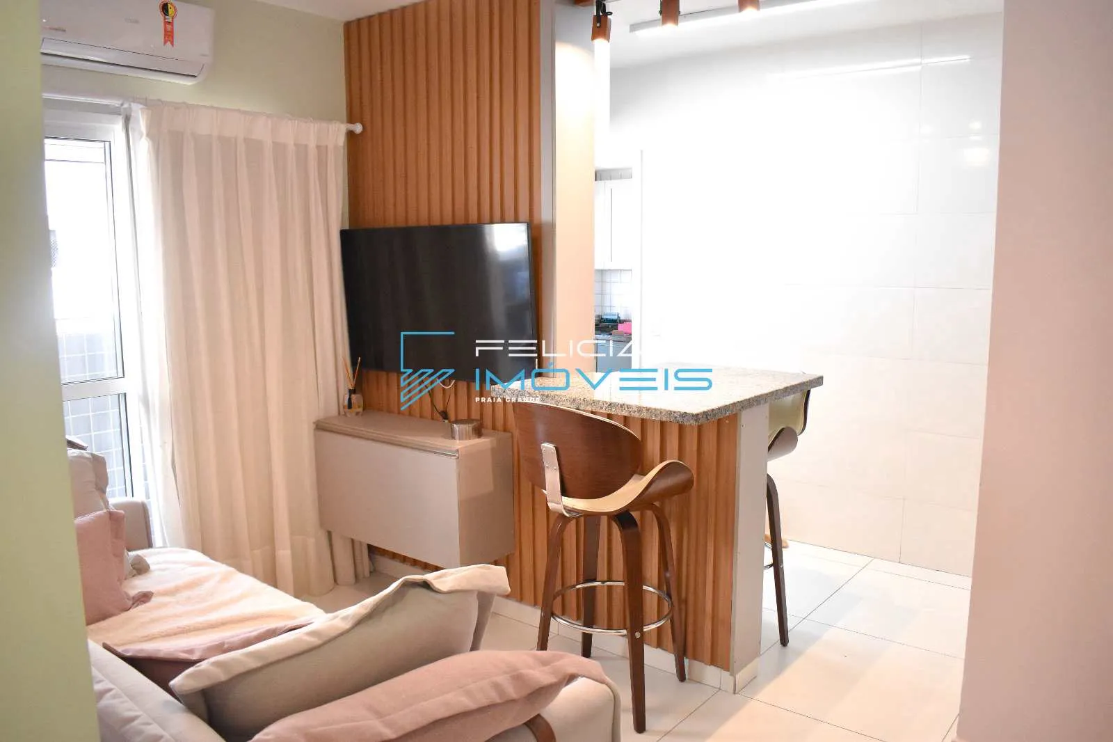 Imagem Apartamento com 1 quarto, Canto do Forte, Praia Grande - R$ 440 mil, Cod: 6762