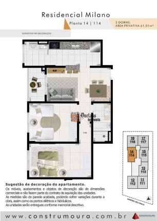 Imagem Apartamento com 2 dormitórios à venda, 61,01 m² a partir de R$ 445.983,00 - Jardim Praia Grande - Mongaguá/SP