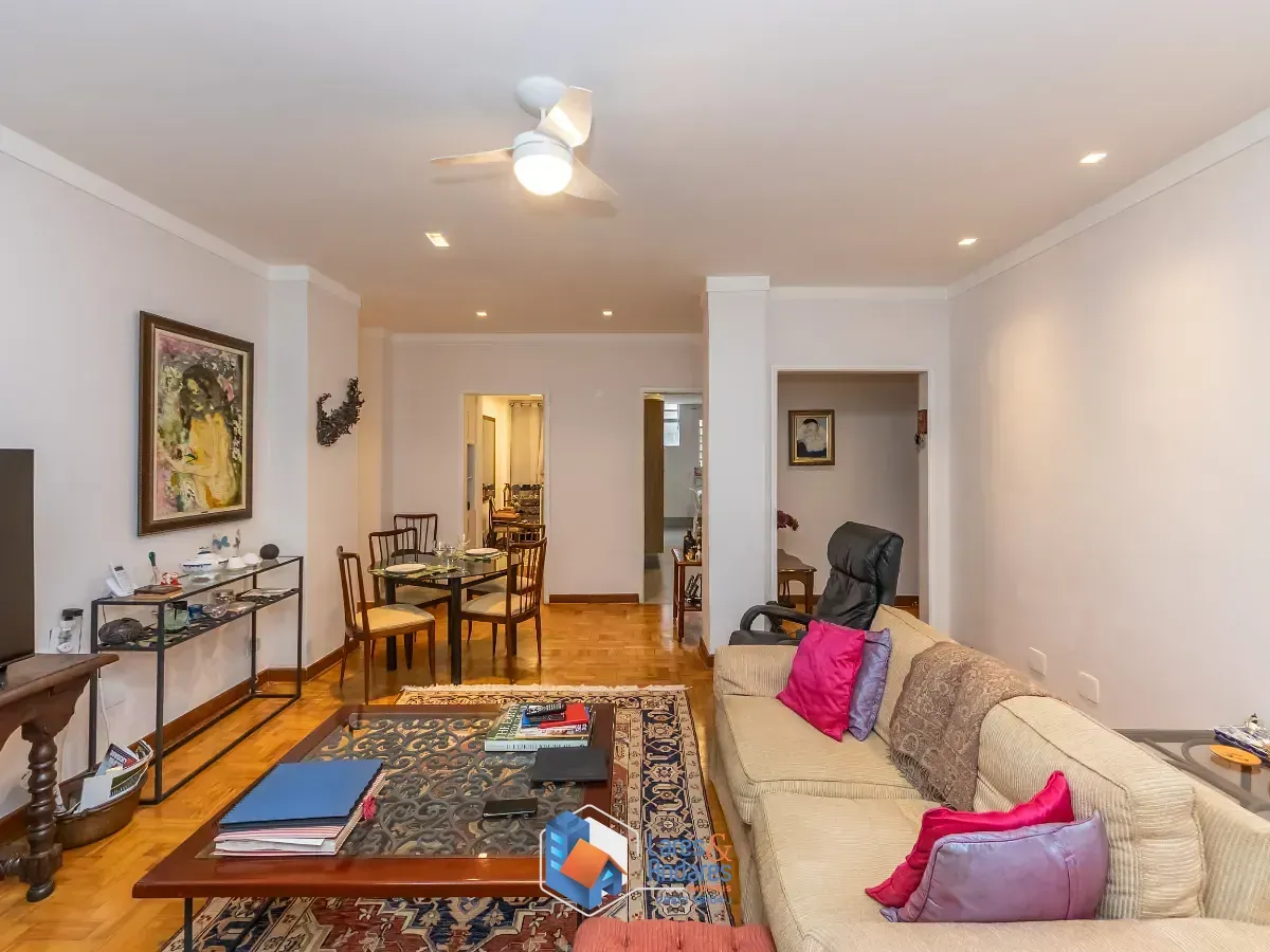 Foto do imóvel Apartamento para venda em Santa Cecília com 2 quartos, sendo 1 suíte, 106m² em Avenida Angélica