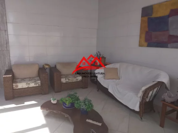 Imagem Casa na praia do Perequê Açu, Ubatuba, com 2 suítes