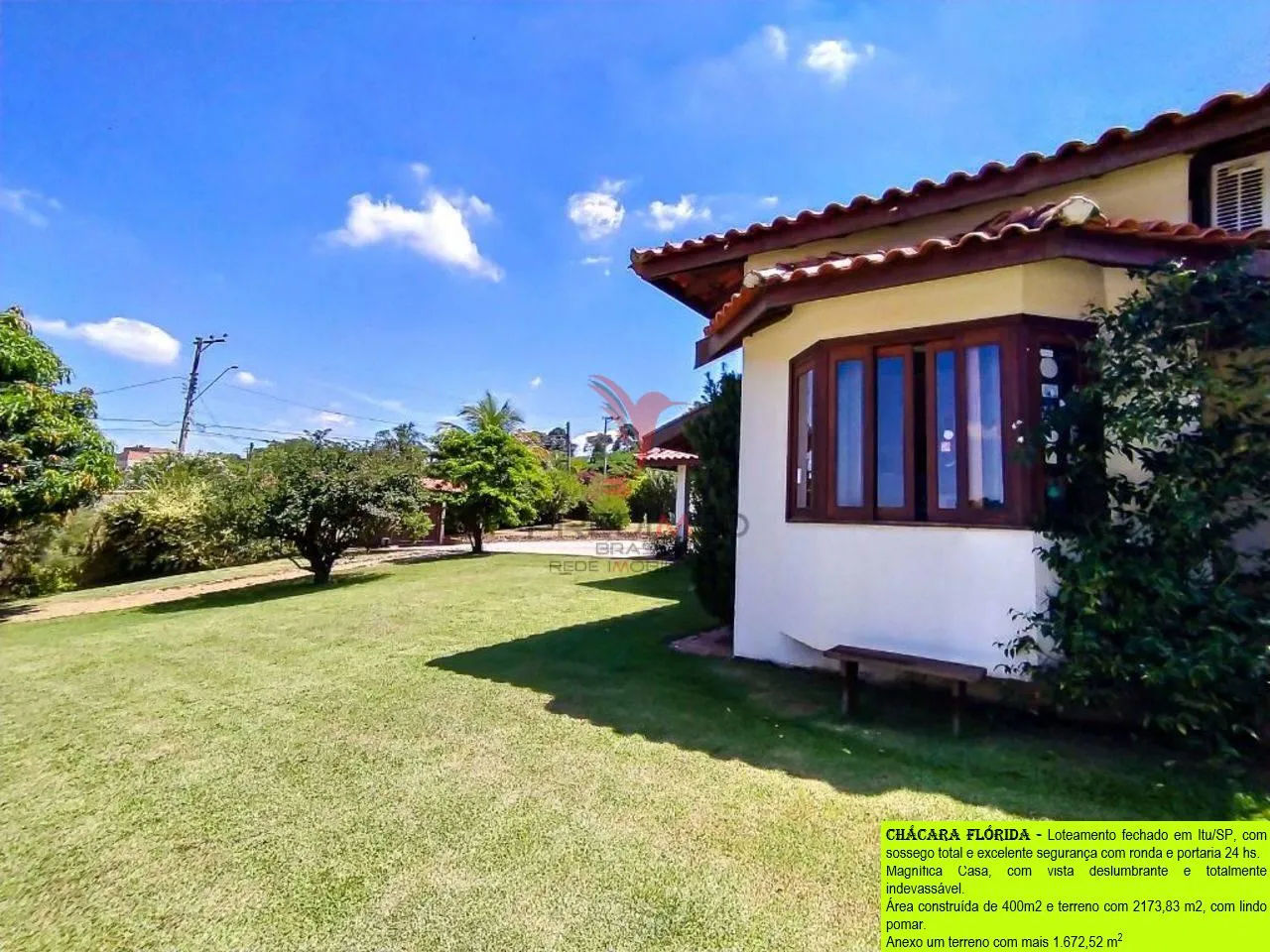 Imagem VENDO Magnífica Casa plana em Itu/SP, com piscina , vista deslumbrante e sossego total