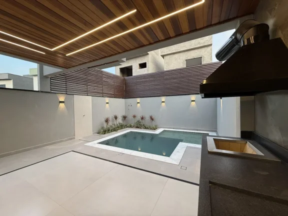 Imagem Casa de Luxo com Automação e Piscina com LED no Nova Jaguari