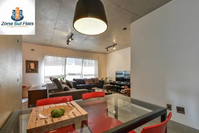 Imagem Apartamento à Venda No Brooklin Com 1 Dormitório e 1 Vaga - Mobiliado