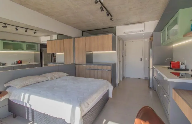 Imagem Apartamento studio mobiliado e equipado no bairro Menino Deus!