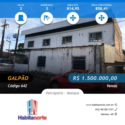GALPÃO 858M²