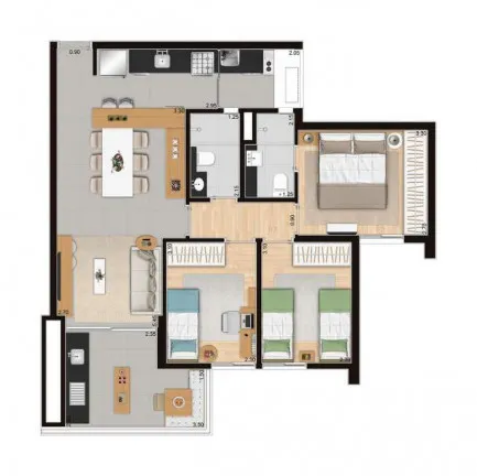 Imagem Apartamento com 3 Quartos à Venda, 75 m² em Perdizes - São Paulo