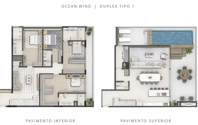 Imagem Ocean Wind Residence - Apartamento à venda no bairro Praia Brava de Itajaí - Itajaí/SC