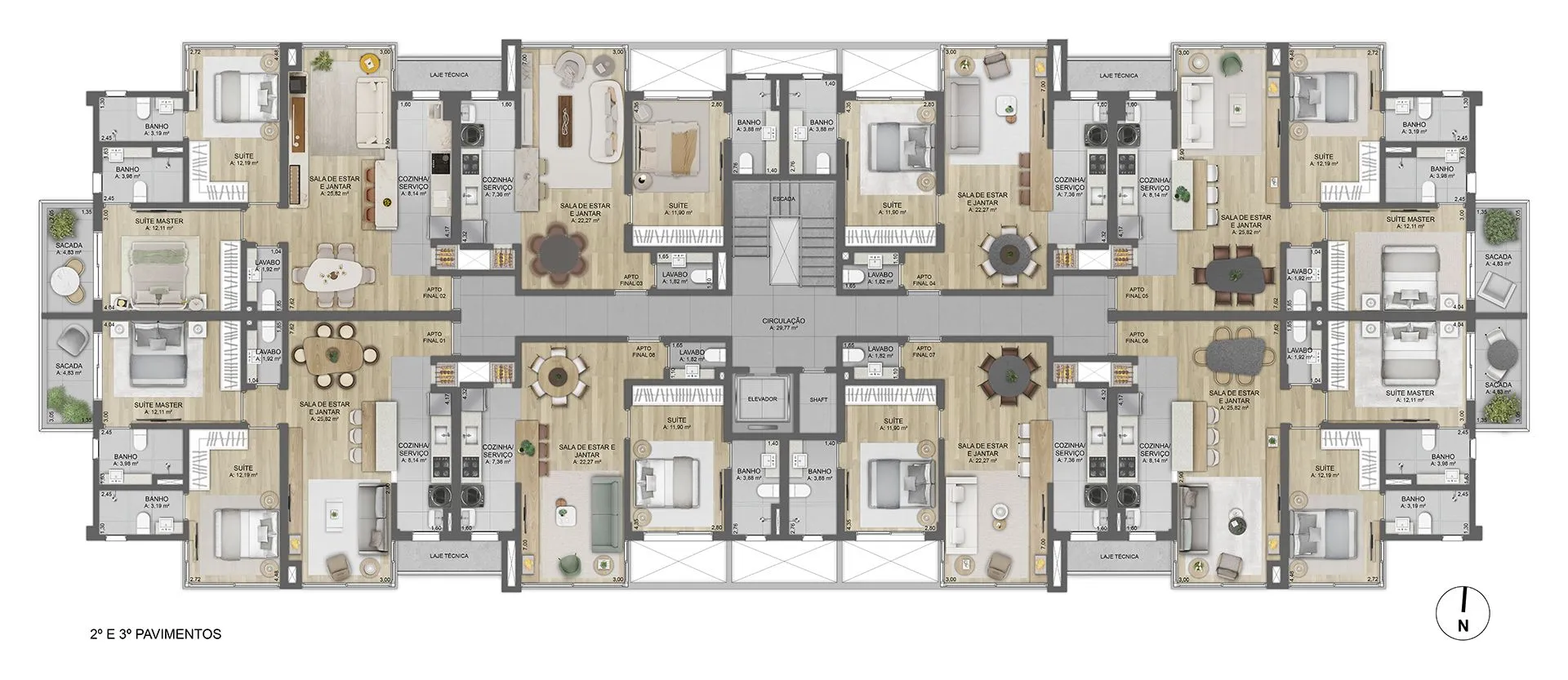Imagem Apartamento à venda em Gramado, Centro, com 2 quartos, 81.75m2