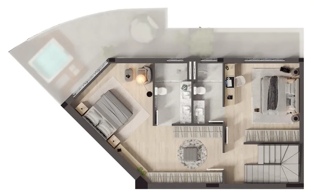 Imagem Cobertura de luxo à venda em Curitiba-PR, Cristo Rei: 3 quartos, 3 suítes, 4 banheiros, 2 vagas, 159,71 m².