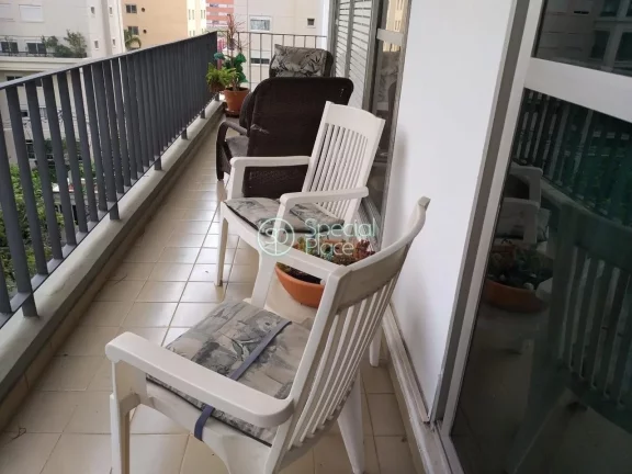 Imagem Ótimo apartamento em Moema ?Moema Índios - Área: 168,00m² - Living com amplo terraço - Sala de ...