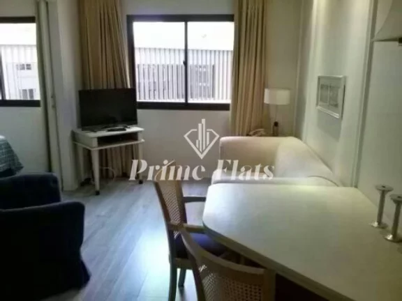 Foto do imóvel Flat disponível para venda no The World Hotels na Vila Olímpia com 30m², 1 dormitório e 1 vaga de garagem em Rua Gomes de Carvalho
