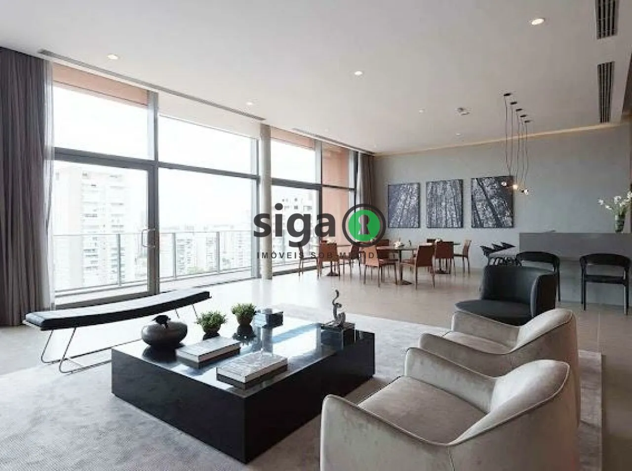 Imagem Apartamento no Brooklin com 41m², para Locação, 1 quarto1 vagas - São Paulo/SP