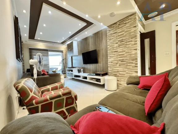 Imagem Apartamento em Praia Grande Frente Mar com 3 Dormitórios