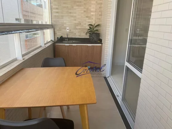Imagem Apartamento com 1 dormitório à venda, 52 m² por R$ 355.000,00 - Guilhermina - Praia Grande/SP