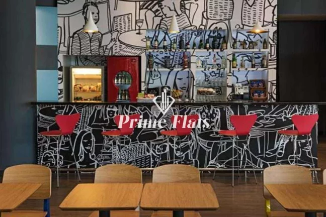 Imagem Flat disponível para venda no Hotel Íbis Tamboré, com 19m², 1 dormitório e 1 vaga