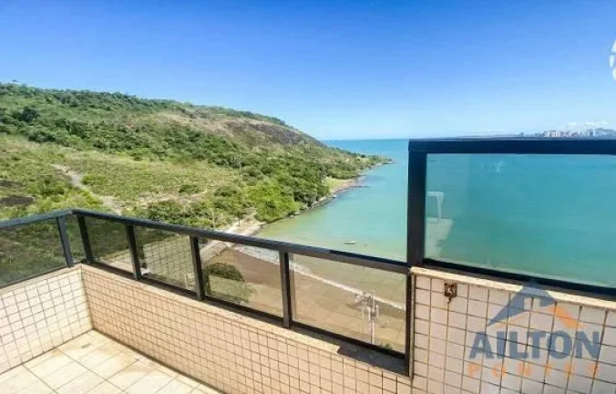 Imagem Cobertura Linear com 4 Quartos Frente p/ Mar à Venda na Praia do Morro - Guarapari/ES