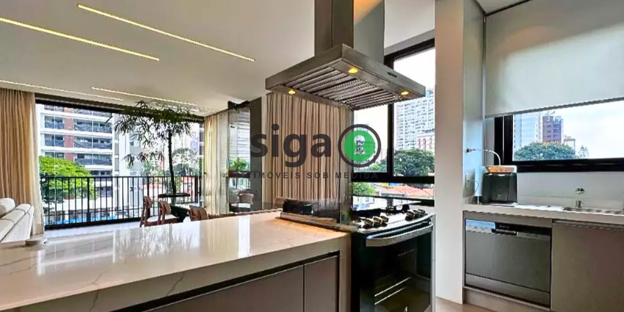 Imagem Apartamento à venda com 157m², 2 suítes e 2 vagas no Brooklin