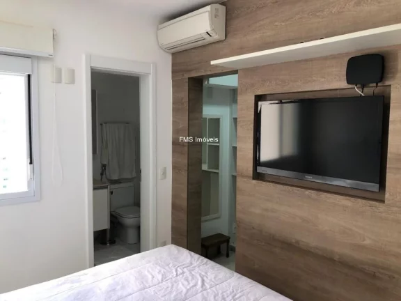 Imagem Apartamento à venda no Brooklin Paulista, 1 suíte, 1 banheiro, 1 vaga na garagem.
