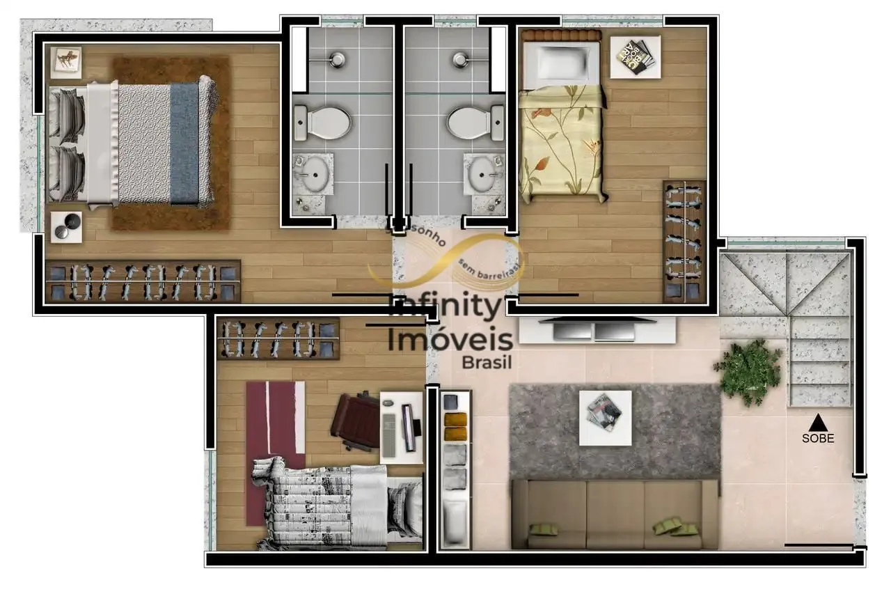 Imagem Place Jaraguá - Apartamento à venda no bairro Santa Rosa - Belo Horizonte/MG