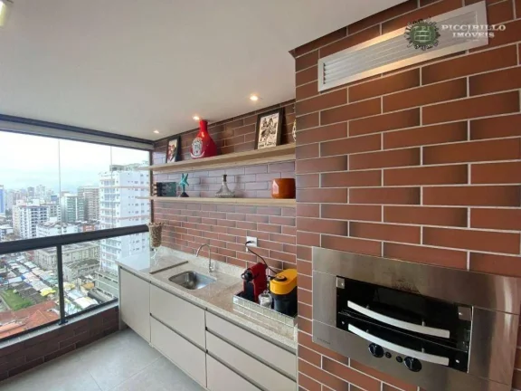 Imagem Apartamento à venda, 146 m² por R$ 1.650.000,00 - Vila Guilhermina - Praia Grande/SP