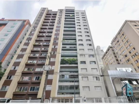 Foto do imóvel Apartamento Mobiliado, 03 quartos c/suíte, 02 vagas, 30 metros do shopping no Batel/Água Verde em Curitiba PR