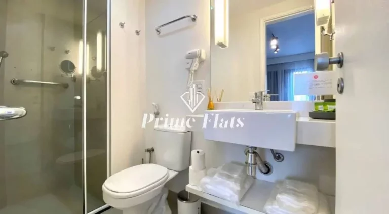 Imagem Flat disponível para venda no Aparthotel Adagio São Paulo Berrini Hotel, com 42m², 1 dormitório e 1 vaga