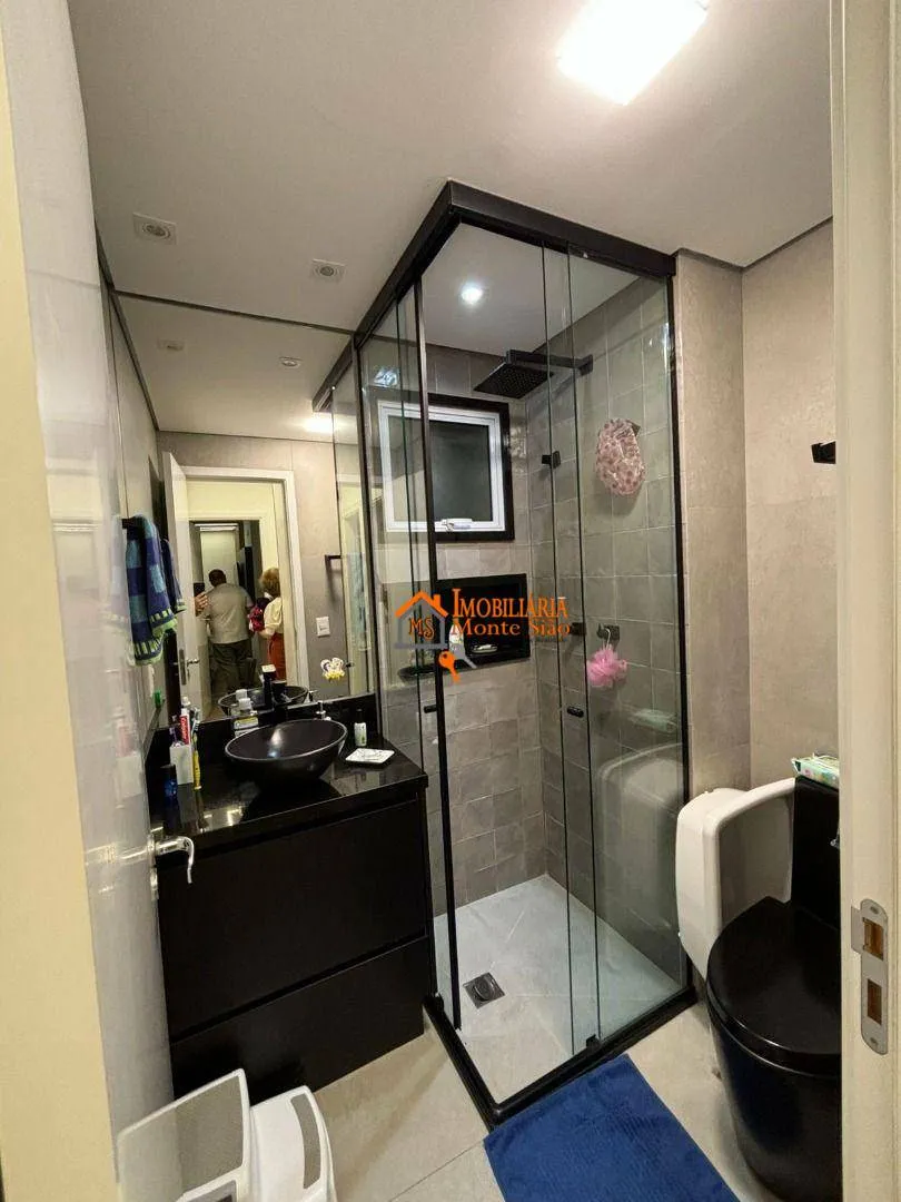 Imagem Apartamento à venda com 106m², com 3 quartos, 1 suíte, 2 vagas, varanda gourmet e fino acabamento, Jardim Flor da Montanha, Guarulhos, S