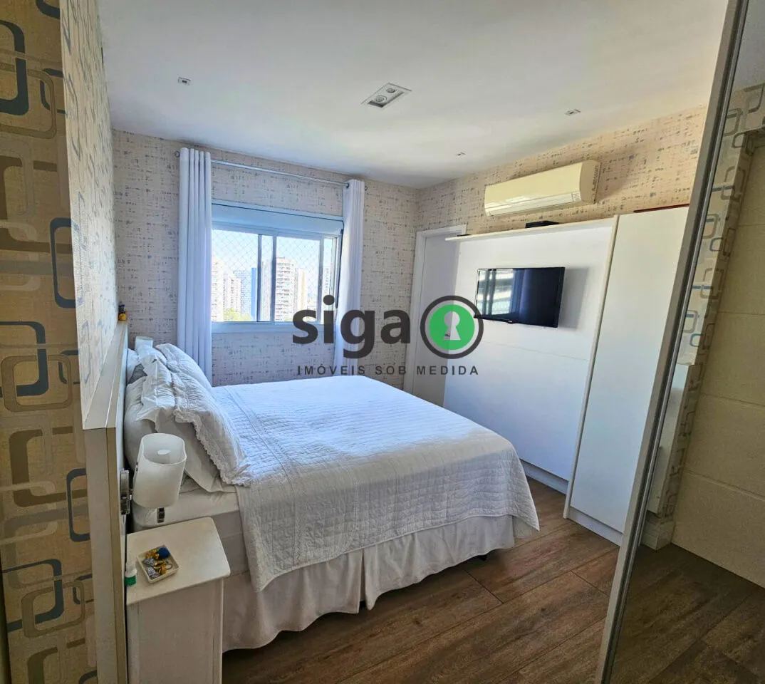 Imagem Apartamento á venda na Vila Andrade, com 130m, 3 suítes e 2 vagas.