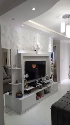 Imagem Apartamento com 2 dormitórios à venda, 56 m² por R$ 360.000 - Caiçara - Praia Grande/SP