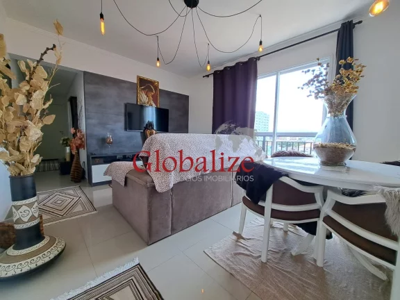 Imagem Apartamento à venda com 60m², 1 quarto, 2 banheiros, varanda, elevador, 1 vaga por R$420.000,00 na Encruzilhada em Santos