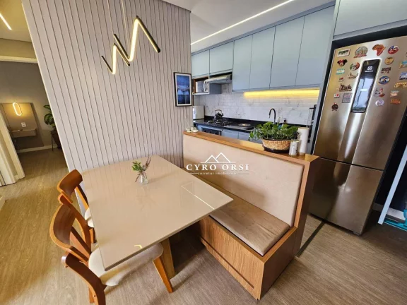 Imagem Apartamento com 2 dormitórios à venda, 48 m² por R$ 290.000,00 - Pompéia - Piracicaba/SP