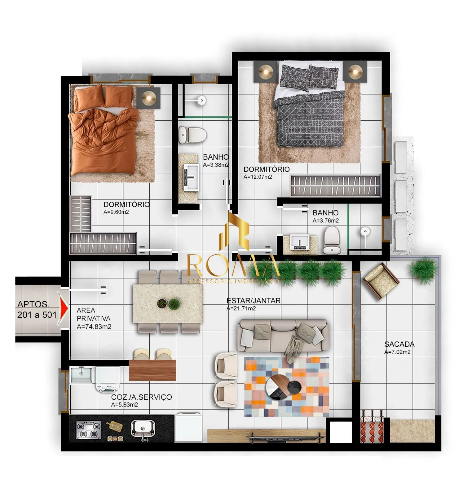 Imagem Residencial Grey, localizado próximo a UFSM!