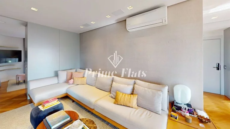 Imagem Flat disponível para locação no Cyrela by Pininfarina no Itaim Bibi, com 98m², 1 dormitório e 1 vaga