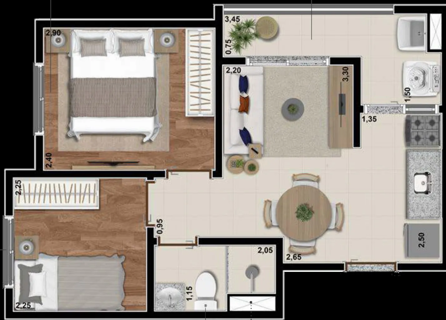 Imagem APARTAMENTO RESIDENCIAL em São Paulo - SP, Saúde