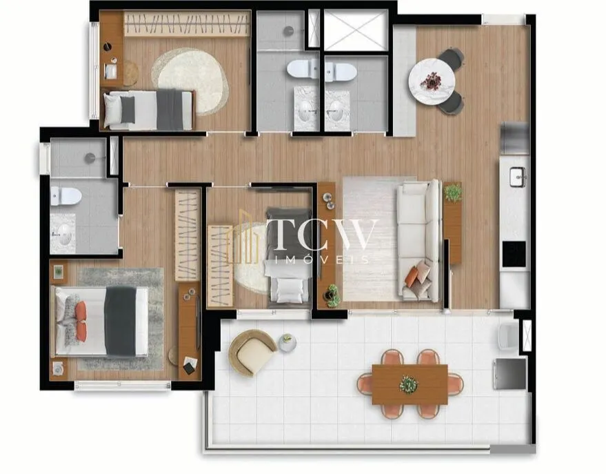 Imagem Apartamento à venda no bairro Brooklin - São Paulo/SP, Zona Sul