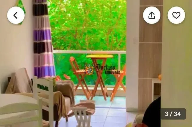 Imagem Apartamento com 2 dormitórios à venda, 54 m² por R$ 369.900,00 - Pitangueiras - Guarujá/SP