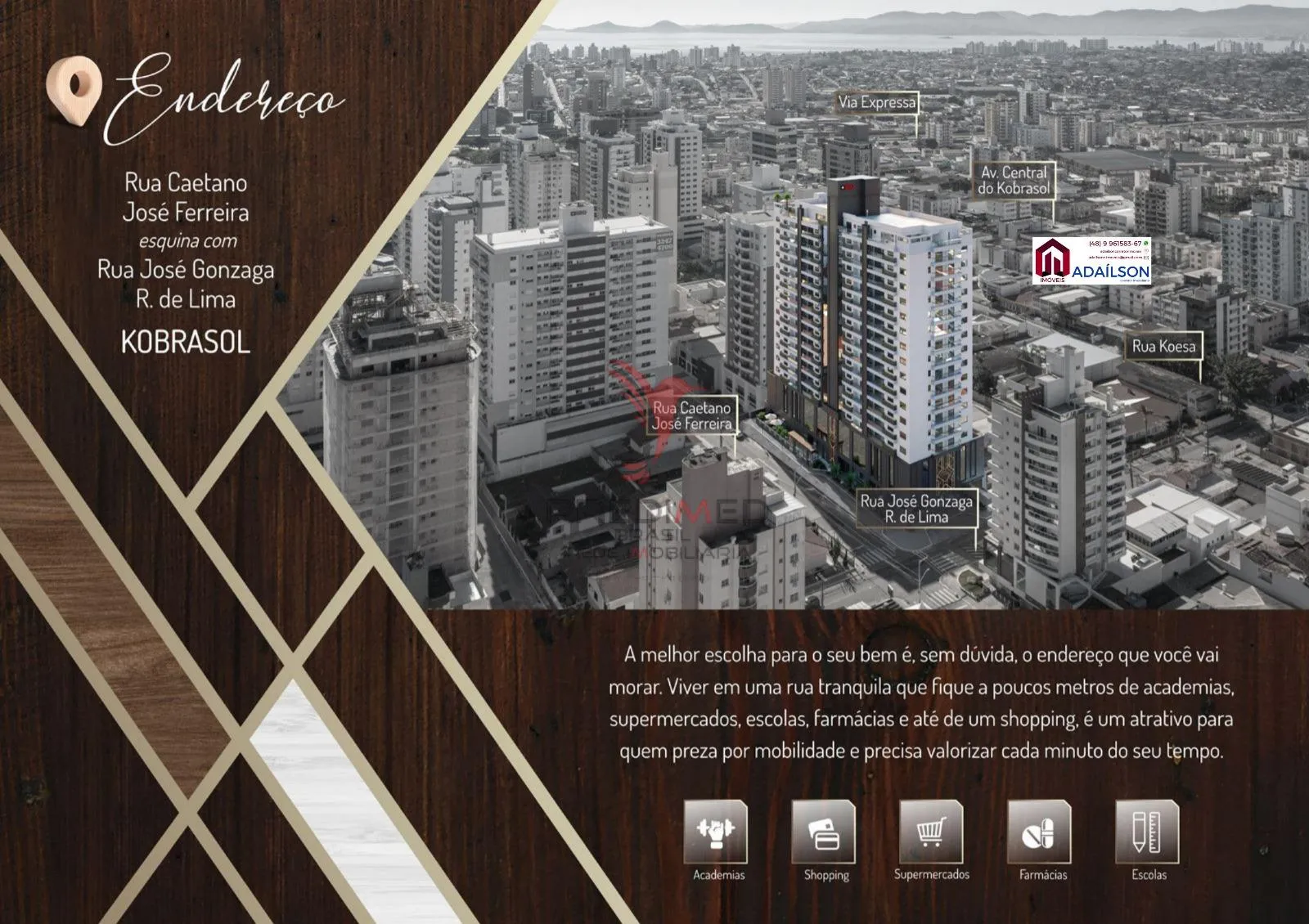 Imagem Apartamentos no Edifício Lyon Residence - Em São Jose - Floripa SC