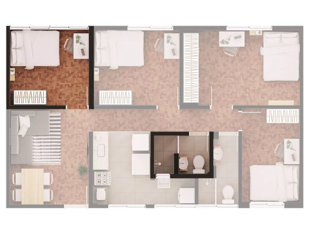 Imagem Apartamento para venda em Bela Vista com 4 quartos, 110m2