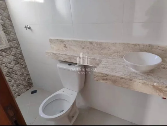 Imagem Sobrado NOVO, 72m² terreno, 3 Dormitórios, 1 Suíte, Quintal, 2 Vagas, Fino Acabamento, Vila Lucinda, Santo André
