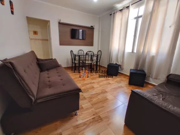 Imagem Apartamento com 1 dormitório à venda, 51 m² por R$ 345.000,00 - Canto do Forte - Praia Grande/SP